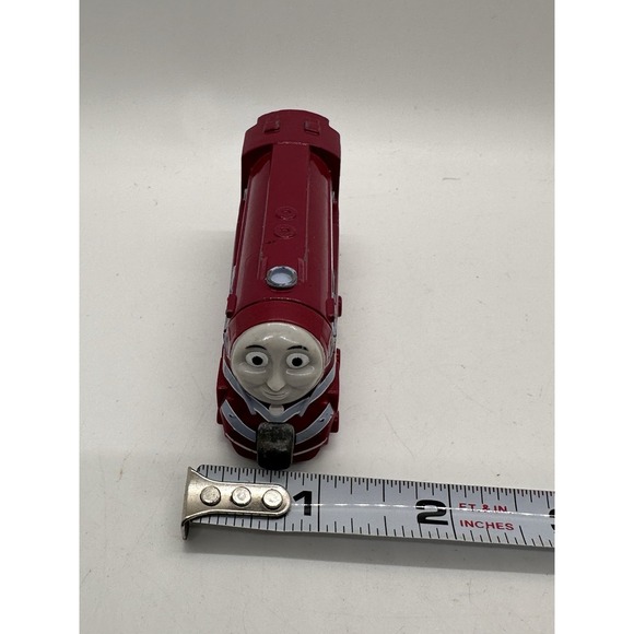 Thomas Wooden Railway Caitlin Red Streamlined Engine Train 2012 Mattel - Picture 2 of 6